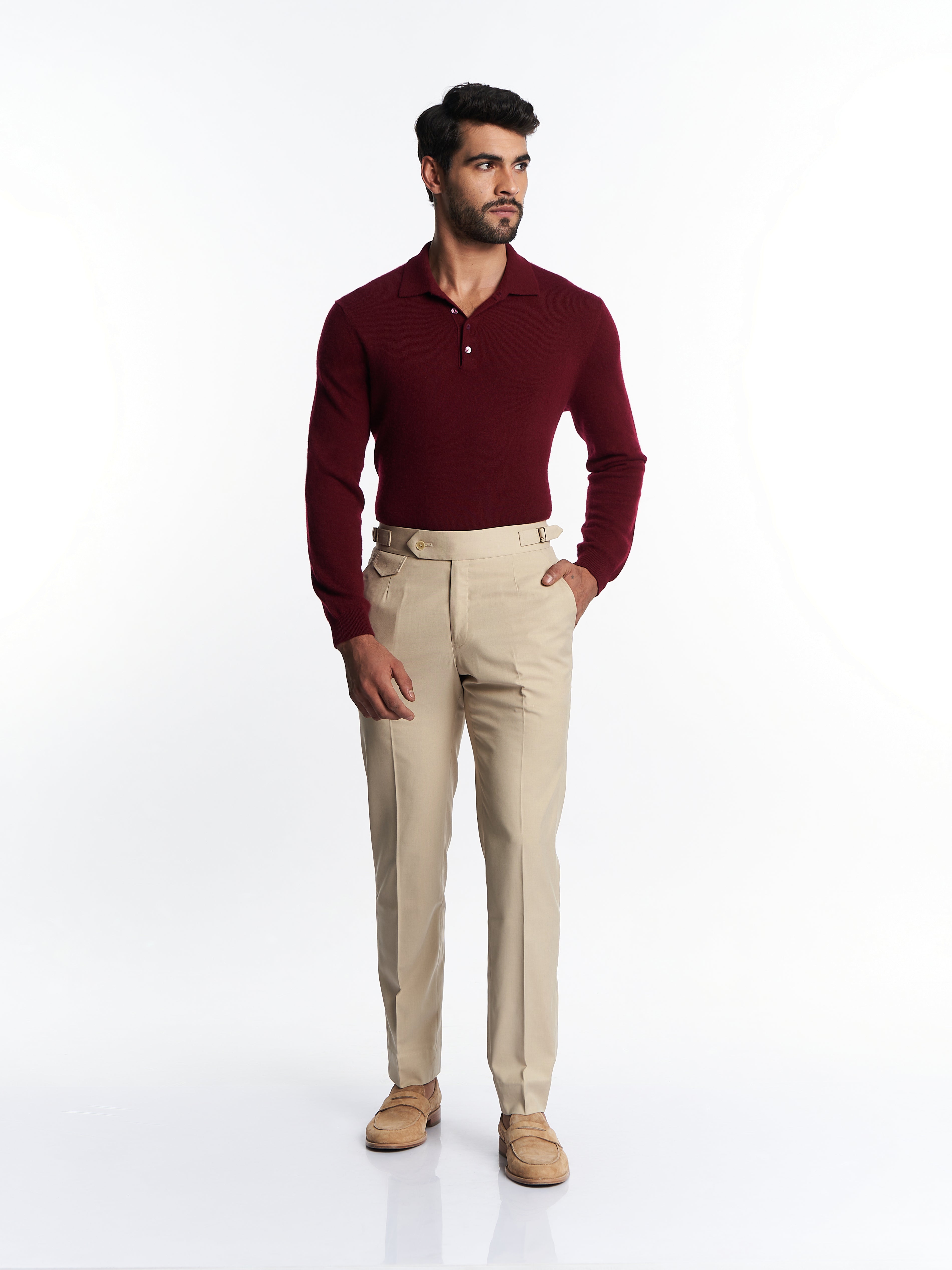 Polo T-Shirt Riche Rosso Cashmere