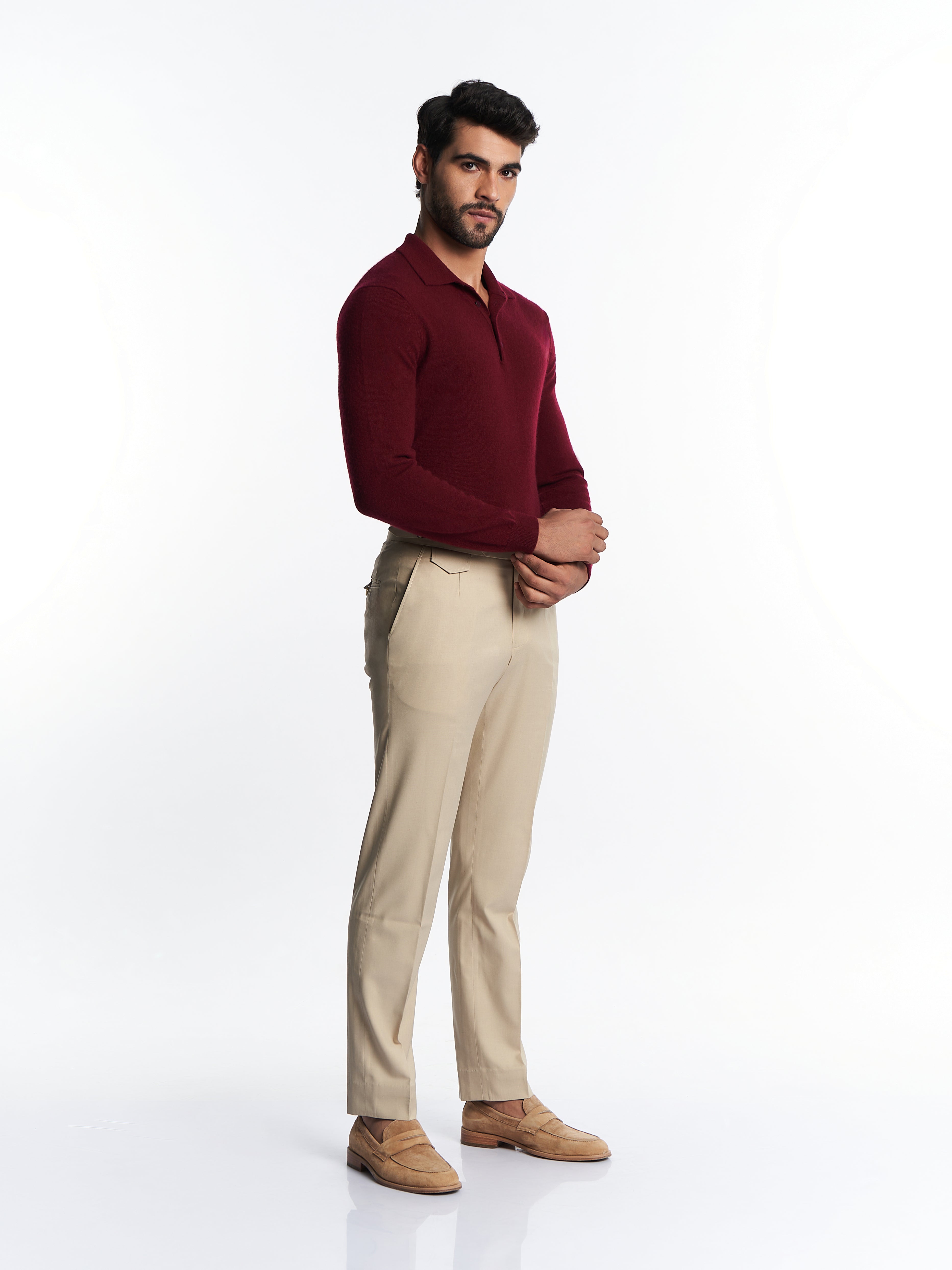 Polo T-Shirt Riche Rosso Cashmere