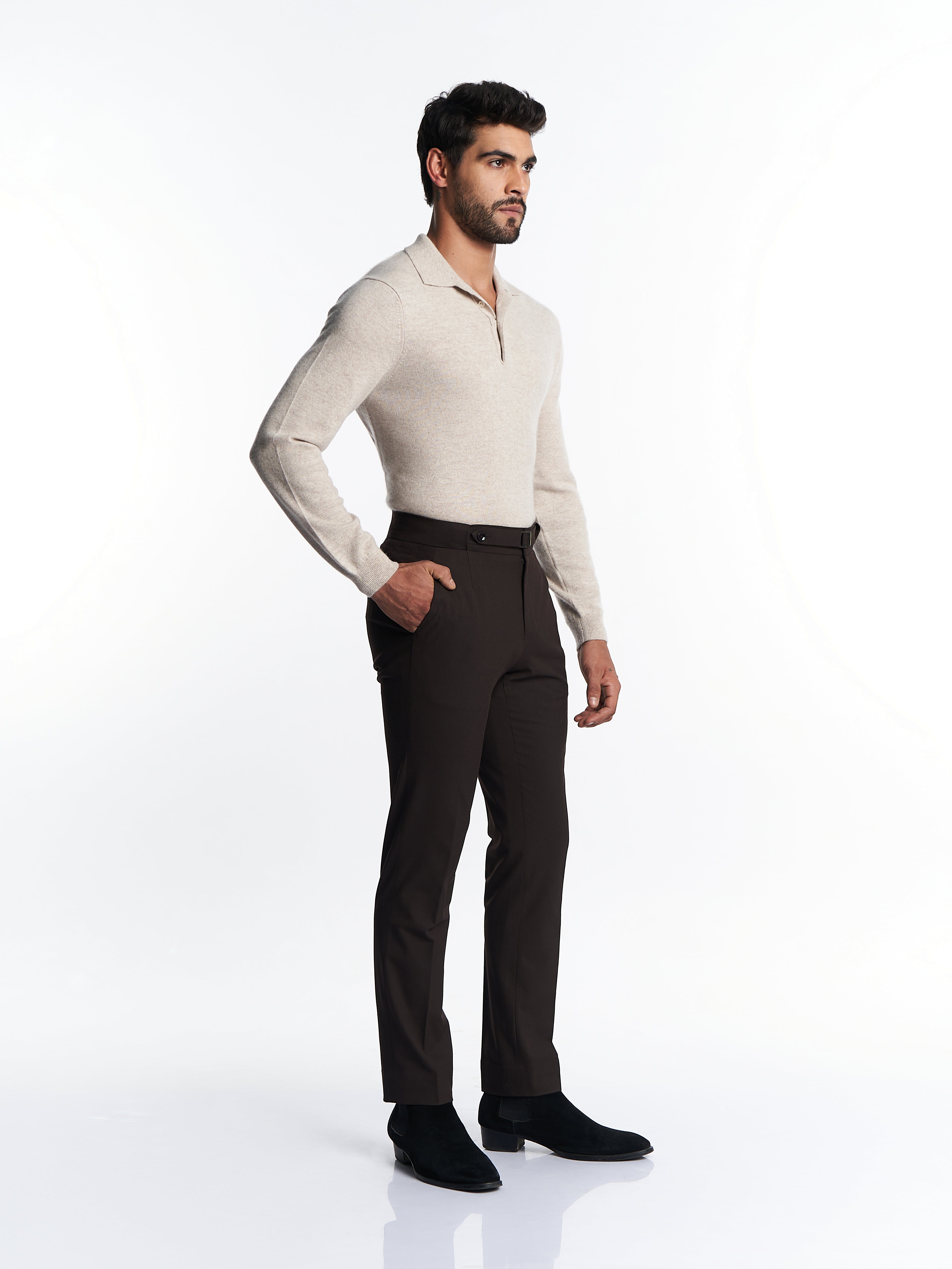 Polo T-Shirt Riche Puro Cachemire