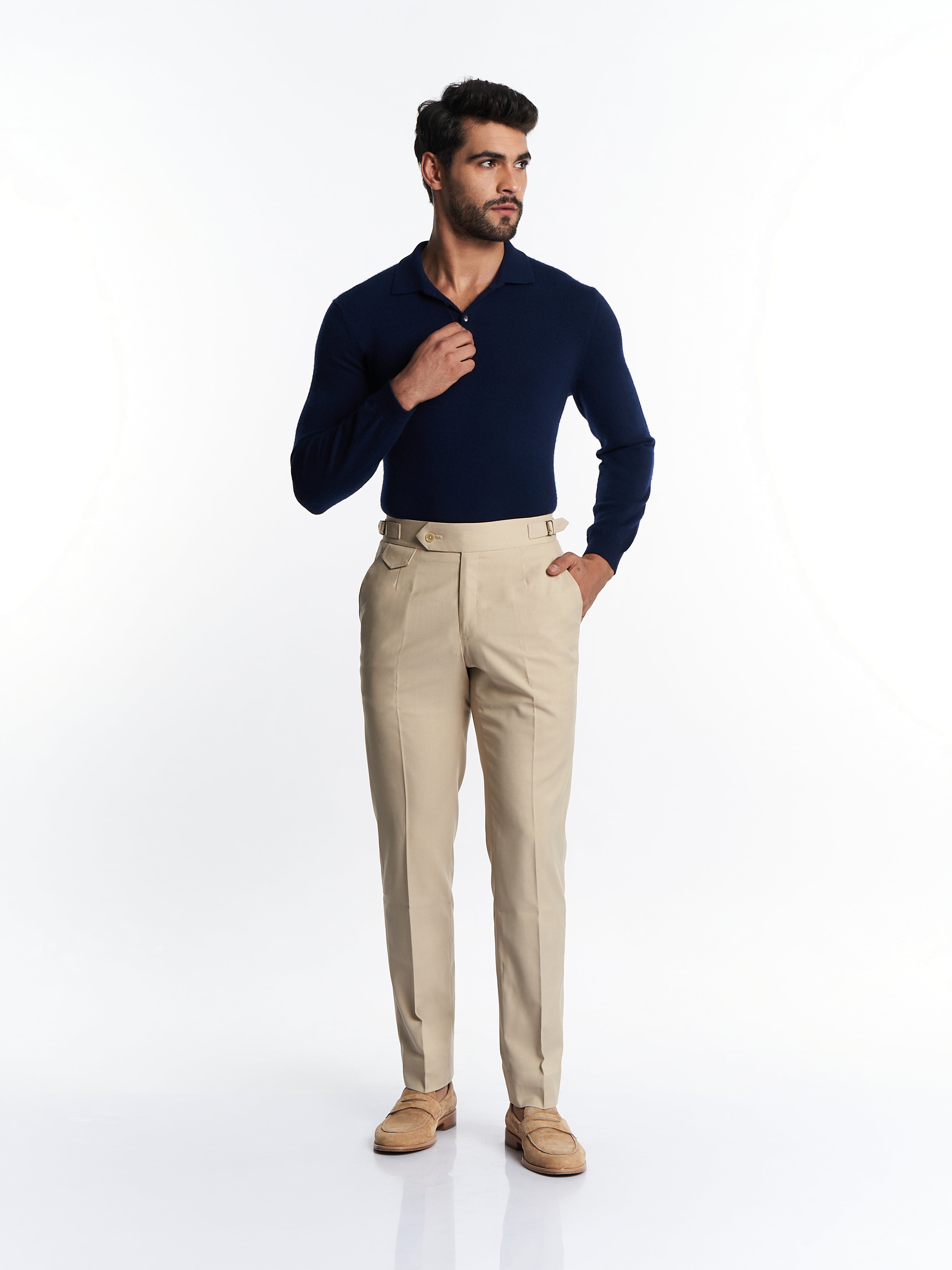 Polo T-Shirt Riche Puro Cachemire