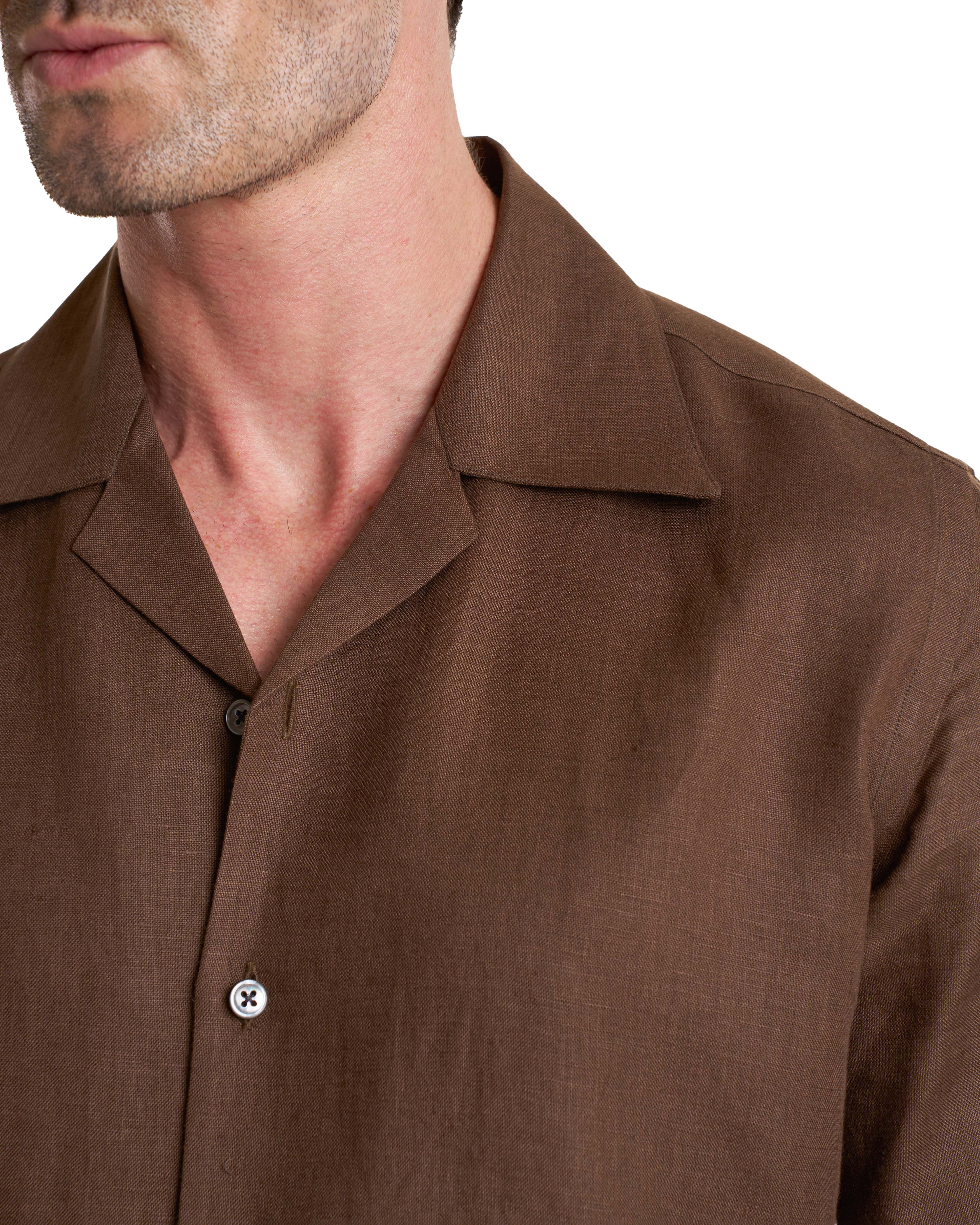 The Cuban Collar Irish Linen Shirt