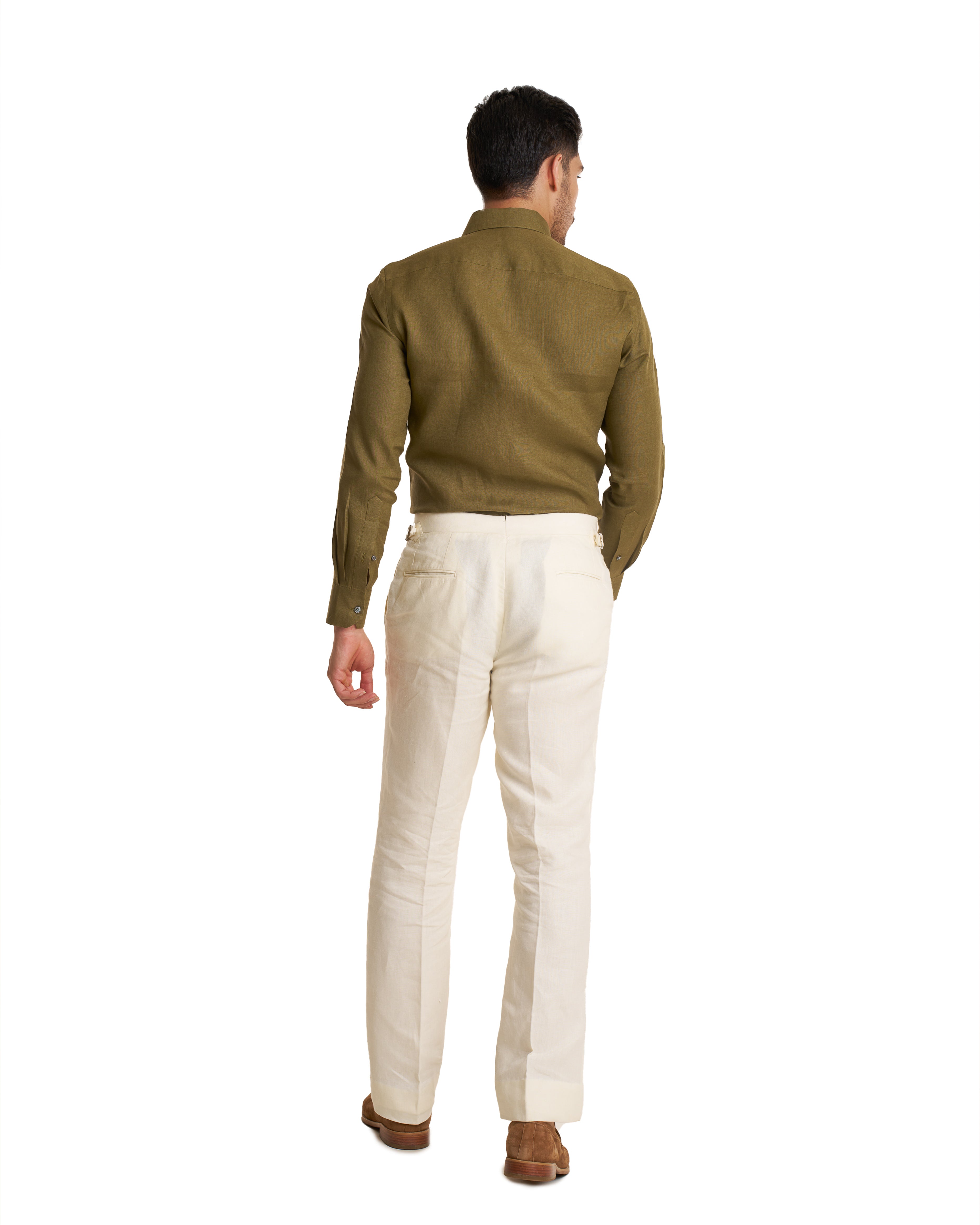 La chemise à boutons en lin irlandais