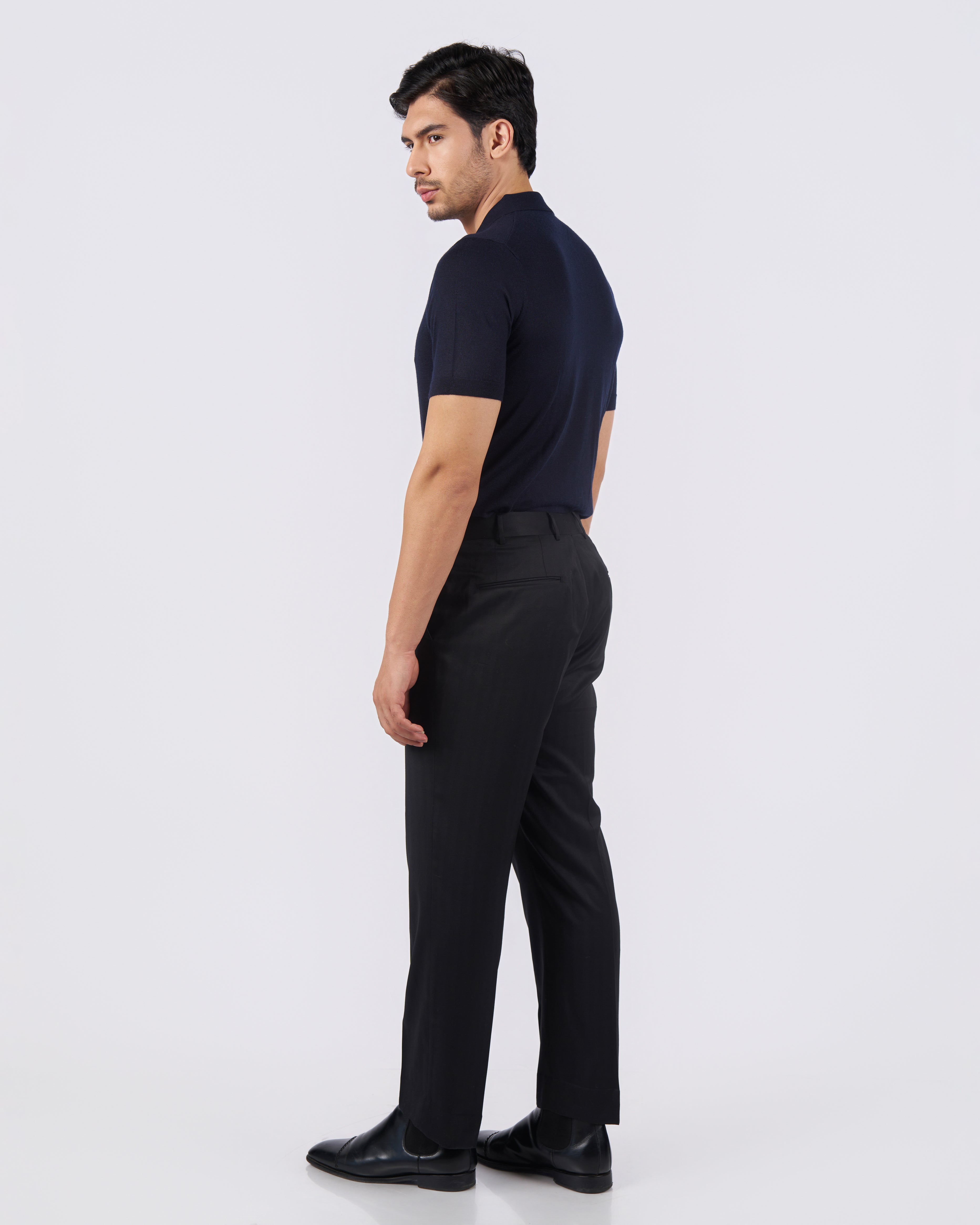 Pantalon tailleur Carbonio