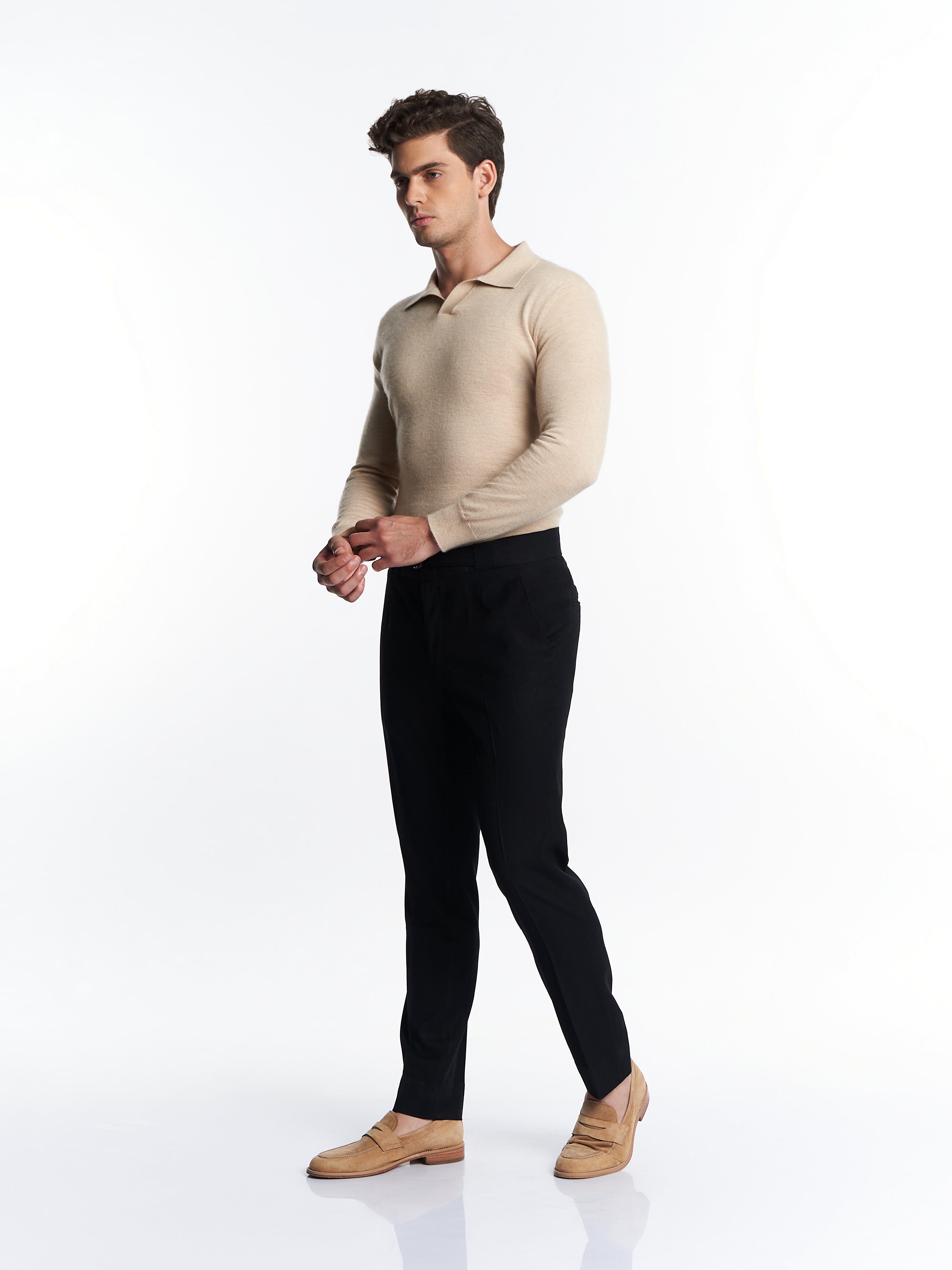 Polo T-Shirt Svelte Crème Di Cachemire 